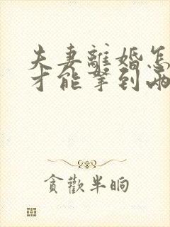 夫妻离婚怎么样才能拿到两个孩子的抚养权封面