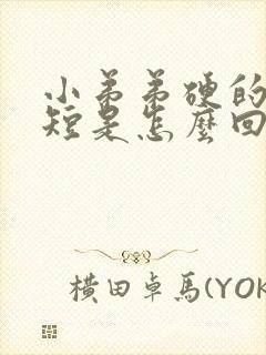 小弟弟硬的时间短是怎么回事