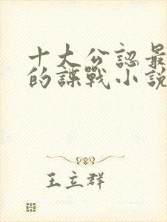 十大公认最好看的谍战小说