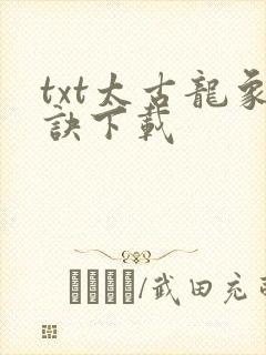 txt太古龙象诀下载