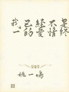 我已经不是你唯一的爱情终点是什么歌