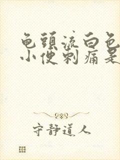 龟头流白色液体小便刺痛是怎么回事