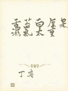 舌苔白厚是不是湿气太重