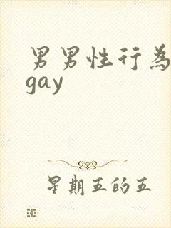 男男性行为欧美gay