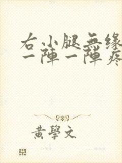 右小腿无缘无故一阵一阵疼痛