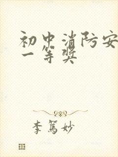 初中消防安全画一等奖