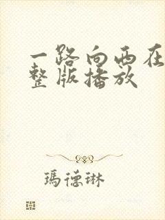 一路向西在线完整版播放