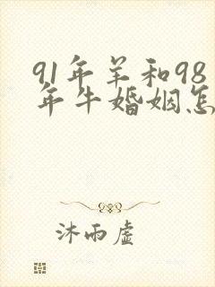 91年羊和98年牛婚姻怎么样封面