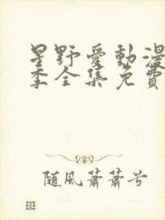 星野爱动漫第一季全集免费观看