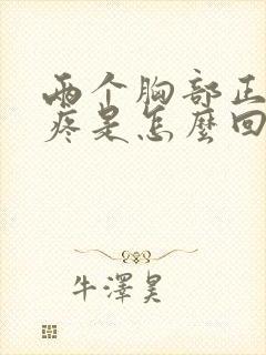 两个胸部正中间疼是怎么回事封面