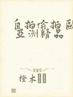 自拍偷拍 欧美 亚洲精品封面