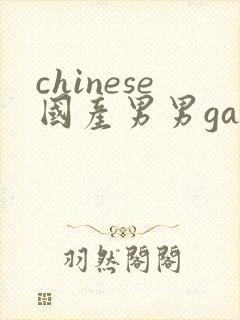 chinese国产男男gaygay
