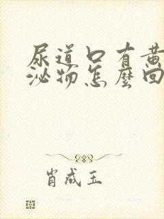 尿道口有黄色分泌物怎么回事