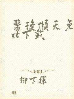 医后倾天免费txt下载