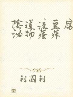 阴道流豆腐渣分泌物瘙痒