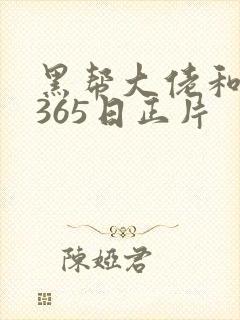 黑帮大佬和我的365日正片