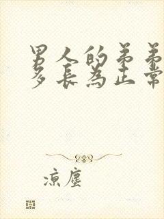 男人的弟弟一般多长为正常