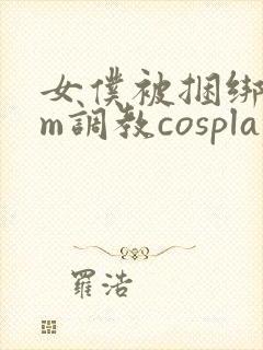 女仆被捆绑着sm调教cosplay