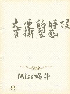 大便的时候肛门有撕裂感