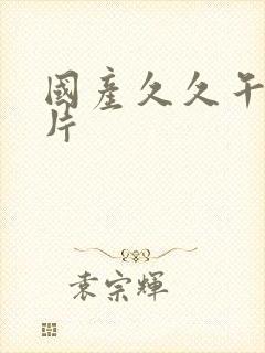 国产久久午夜毛片