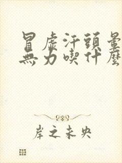 冒虚汗头晕浑身无力吃什么药