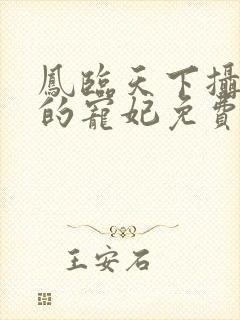 凤临天下摄政王的宠妃免费阅读