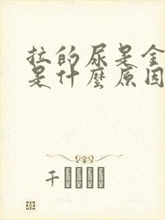 拉的尿是金黄色是什么原因