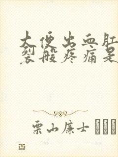 大便出血肛门撕裂般疼痛是怎么回事封面