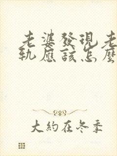 老婆发现老公出轨应该怎么做封面