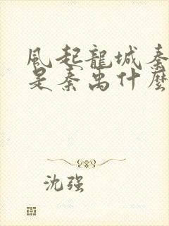 风起龙城秦子沫是秦禹什么人