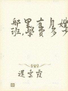 哪里有月嫂培训班,学费多少钱