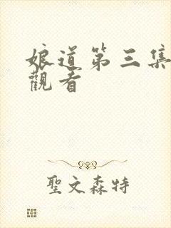 娘道第三集免费观看