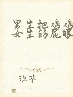 男生把鸡鸡插进女生的屁眼里面