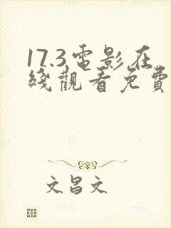 17.3电影在线观看免费高清