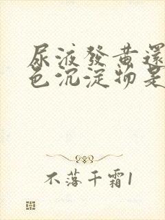 尿液发黄还有白色沉淀物是什么原因