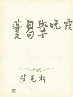 落日与晚霞的唯美句子