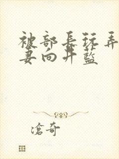 被部长玩弄的人妻向井蓝