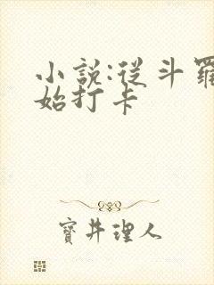 小说:从斗罗开始打卡