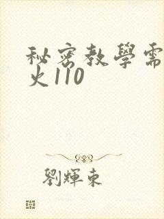 秘密教学需要灭火110