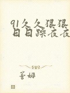 91久久狠狠躁日日躁夜夜躁