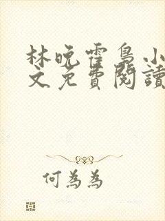 林晚霍枭小说全文免费阅读最新章节更新