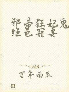 邪帝狂妃鬼王的绝色宠妻