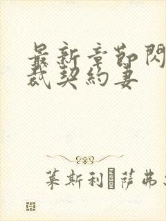 最新章节闪婚总裁契约妻封面