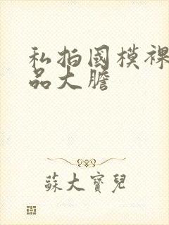 私拍国模裸体极品大胆