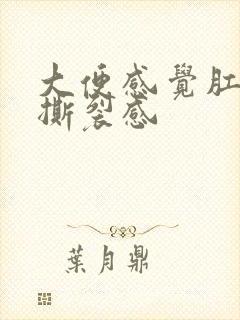 大便感觉肛门有撕裂感