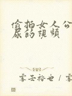 偷拍女人公厕尿尿的视频