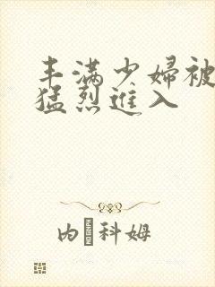 丰满少妇被男人猛烈进入