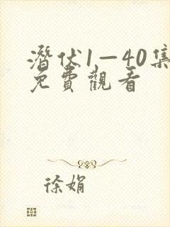 潜伏1—40集免费观看