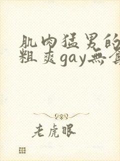 肌肉猛男的大巨粗爽gay无套