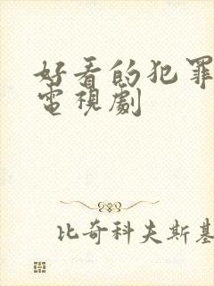 好看的犯罪破案电视剧